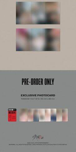 Stray Kids MAXIDENT 7th Mini Album Case إصدار CD + ملصق صغير قابل للطي على العبوة + كتاب صور + ورق كلمات + بطاقة صور + تتبع (عشوائي) in Saudi Arabia