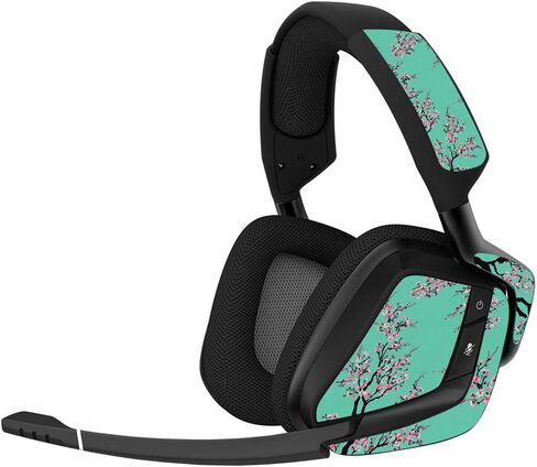 غلاف MightySkins متوافق مع سماعة الألعاب Corsair Void Pro - شجرة أزهار الكرز | غطاء ملتف واقٍ ومتين وفريد ​​من نوعه من الفينيل | سهل التركيب والإزالة | صنع في الولايات المتحدة الأمريكية in Kuwait