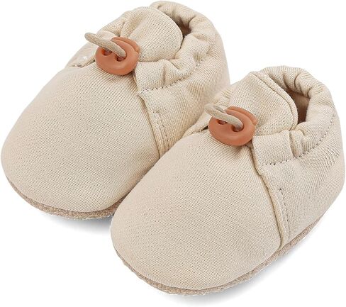 2 Pack Newborn Shoes Soft Sole Baby Sock Booties Drawstring Infant Boys Girls First Walking Slippers, 0-6 Months in Saudi Arabia