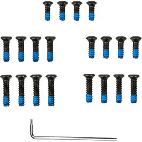 طقم براغي بنقطة حمراء #6-32 مع مفتاح تركيب، متوافق مع RMR/Holosun 507C/407C/508T X2 ليناسب موديلات Glock 17/19/26/34 MOS، فولاذ كربوني درجة 12.9 مع لاصق أزرق مضاد للارتخاء in Kuwait