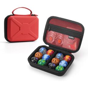 SQERO Case Compatible with 12 Bakugan Figures, BakuCores and Armored Alliance, Geogan Rising Battle Action Figure, Toy Organizer Storage Case for Bakugan and Accessories(Only Case) in Saudi Arabia