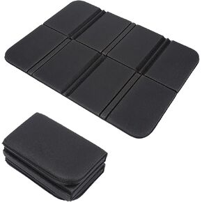 Dioche Foldable Camping Seat Cushion, Portable Foam Cushion Seat Mat Folding Picnic Mat for Camping, Fishing, Picnic(Black) in Saudi Arabia