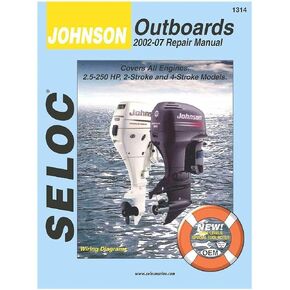 Sierra International Seloc Manual 18-01314 Johnson Outboards Repair 2002-2007 2.5-250 HP 2 Stroke & 4 Stroke Model in Saudi Arabia