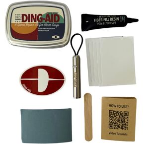 Surfboard Repair Kit, UV Resin with Light, DIY Repair Tool Set for EPOXY & PU Surfboards, Kayaks, SUP, Surfers Essentials in Saudi Arabia