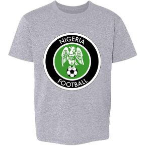 تي شيرت Pop Threads Nigeria Soccer National Team Retro Crest للأطفال الصغار والأطفال والبنات والصبيان in Saudi Arabia