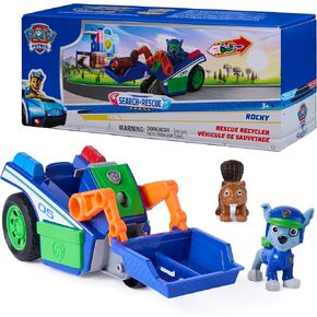 باو باترول: البحث والإنقاذ، مركبة إعادة التدوير روكي ريسكيو مع شخصيتين، لعبة سيارة مع حركة سحب للخلف، ألعاب أطفال للأولاد والبنات من عمر 3 سنوات فما فوق in Kuwait