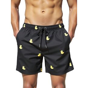 Mens Board Shorts with Mesh Lining 7 Inch Swim Shorts Quick Dry Mens Bathing Suit in Saudi Arabia