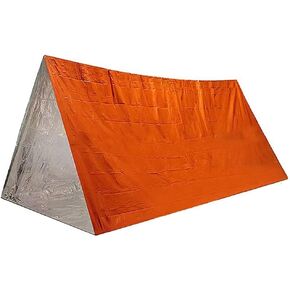 Emergency Tent Shelter Ultralight Survival Tube Tent 2 Person Emergency Shelter with Whistle for Camping Hiking Backpacking and Outdoor in Kuwait