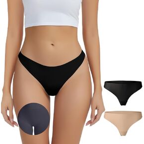ملابس داخلية بدون خياطة عند أصابع الجمل للنساء بدون VPL Cameltoe سيور مع كونسيلر مريح وغير مرئي للتمرين in Kuwait