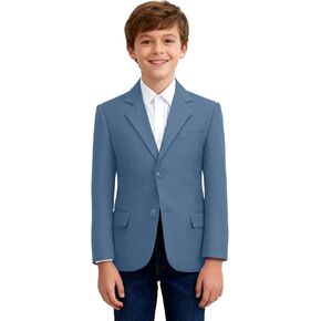 Blazer for Boys Formal Suit Jackets 2 Buttons Boy Sport Coat with Notch Lapel Kids Blazer for Boys Uniform Jacket for School in Kuwait