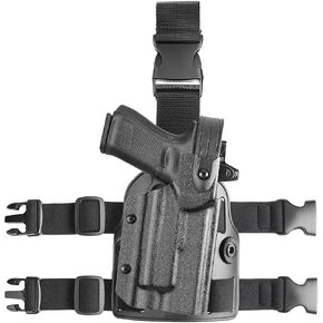 حافظة WARRIORLAND Drop Leg لـ Glock 17/19 Gen 3-5، 22/23/31/32 Gen 3-4، 19X/44/45 مع TLR-1/HL - حافظة Kydex لواجب الاحتفاظ بالمستوى الثاني، قطع بصري، منصة بوليمر قابلة للتعديل، اليد اليمنى in Kuwait