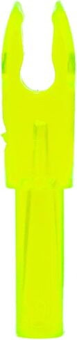 Bohning F Nock - .166 Shafts (4mm, VAP, Nano, Micro), 12 Pack, Lime in Saudi Arabia