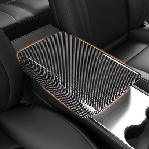 غطاء مسند ذراع وحدة التحكم المركزية المحدث لـ 2025 2026 Tesla Model Y Juniper & 2024 2025 Model 3 Highland، Model Y Juniper Accessories in Kuwait