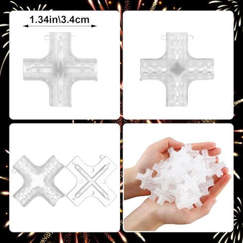 50 Pcs Fireworks Fuse Link Bulk Firework Connectors Junction Splitters for Cannon Fuse in Saudi Arabia