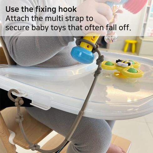 غطاء صينية شفاف من LUNELL متوافق مع Stokke Tripp Trapp، دعم قوي للشفط، سهل الإزالة والتنظيف، غطاء واقٍ خالٍ من مادة BPA مع شريطين سيليكون متعددين in Kuwait