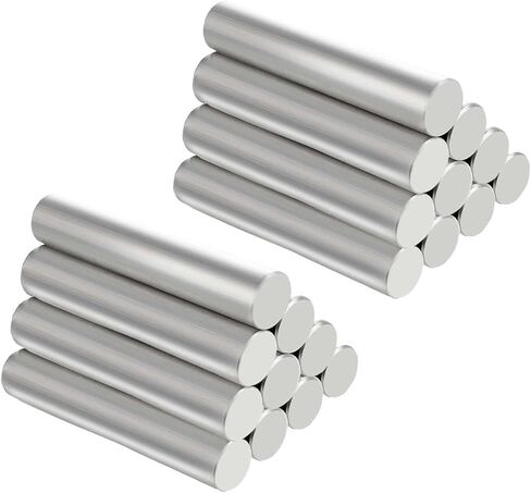 20-Pack 99% Pure Magnesium Fire Starter Rods (3.5x0.63 Inch) Compatible with Camping Survival & Outdoor Emergencies in Kuwait