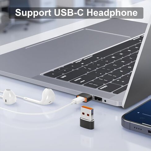 10 عبوات محول USB إلى USB C، محول USB C أنثى إلى USB ذكر، شحن سريع ونقل البيانات لهاتف iPhone17 16 15 Plus Pro Max، iPad Air Mini 6 7، Samsung Galaxy S25-S22، iPad Air، Pixel in Saudi Arabia