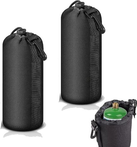 2 pcs1lb propane cylinder tank protective cover.1lb propane tank insulated cover,small1lb propane tank storage bag,1lb/16 oz Fuel ​Cylinder storage bag,Refillable Propane Cylinder Tank Cover. in Saudi Arabia