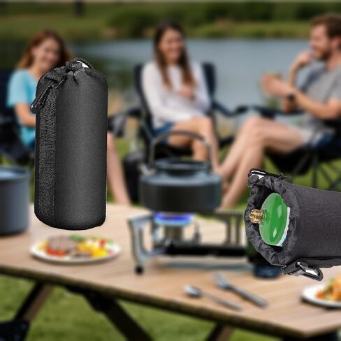 2 pcs1lb propane cylinder tank protective cover.1lb propane tank insulated cover,small1lb propane tank storage bag,1lb/16 oz Fuel ​Cylinder storage bag,Refillable Propane Cylinder Tank Cover. in Saudi Arabia
