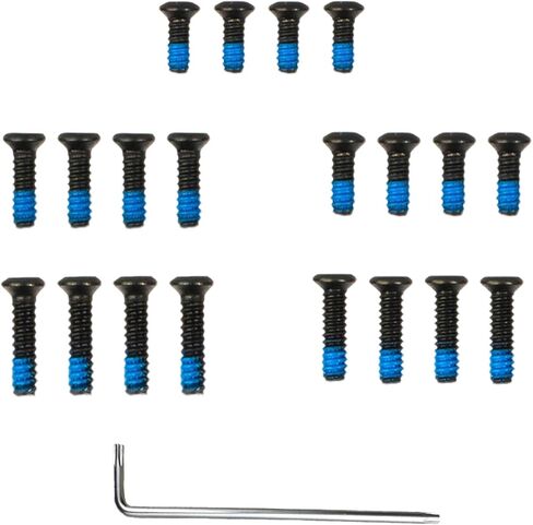 #6-32 Red Dot Screw Kit with Installation Wrench, Compatible with RMR/Holosun 507C/407C/508T X2 to fit Glock 17/19/26/34 MOS models, 12.9 Grade Carbon Steel with Blue Anti Loosening Adhesive in Saudi Arabia