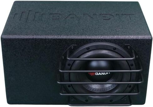 BANDIT8 Despacito مضخم صوت فردي مقاس 8 بوصة في خزانة صندوقية، 750 واط، 1500 واط، الذروة مع واقي الشواية وملفين صوتيين 2 أوم لكل منهما in Saudi Arabia