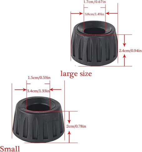 Antislip Rubber Camera Tripods Feet for 33mm 37mm Enhanceds Grip and Stability in Outdoor Photography Camera Tripods Feet in Saudi Arabia