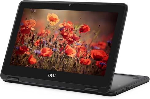 كمبيوتر محمول Dell Chromebook 2 في 1 11 3100، كمبيوتر محمول بشاشة لمس، Intel Celeron N4000، ذاكرة وصول عشوائي 4 جيجابايت، 32 جيجابايت eMMC، لوحة مفاتيح يابانية، نوع C، نظام تشغيل Chrome (متجدد) in Kuwait