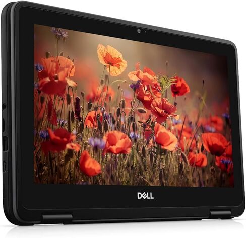 كمبيوتر محمول Dell Chromebook 2 في 1 11 3100، كمبيوتر محمول بشاشة لمس، Intel Celeron N4000، ذاكرة وصول عشوائي 4 جيجابايت، 32 جيجابايت eMMC، لوحة مفاتيح يابانية، نوع C، نظام تشغيل Chrome (متجدد) in Kuwait