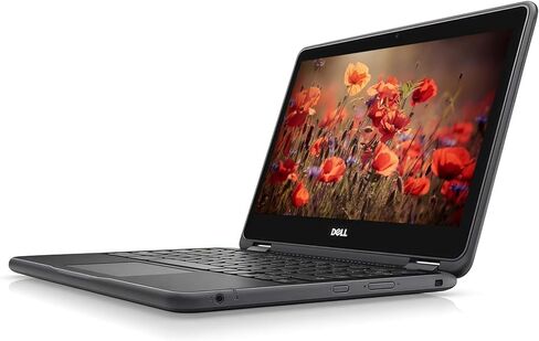كمبيوتر محمول Dell Chromebook 2 في 1 11 3100، كمبيوتر محمول بشاشة لمس، Intel Celeron N4000، ذاكرة وصول عشوائي 4 جيجابايت، 32 جيجابايت eMMC، لوحة مفاتيح يابانية، نوع C، نظام تشغيل Chrome (متجدد) in Kuwait