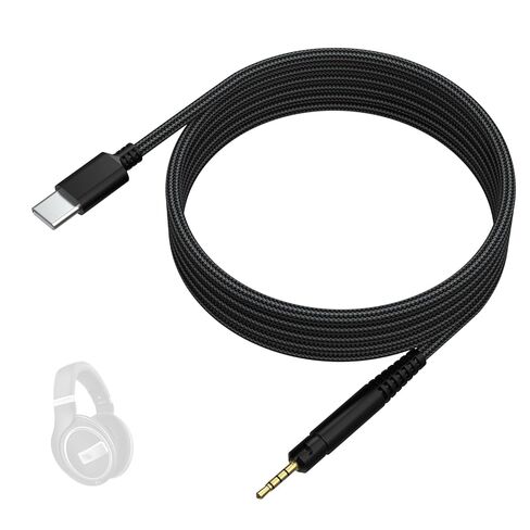 كابل صوت USB C متوافق مع سماعات Sennheiser HD599 SE، HD560S، HD599، HD598، HD550، HD620S، HD400PRO، HD569، HD579، سلك Aux للهواتف الذكية iPhone 15 16 PC، 5FT in Saudi Arabia