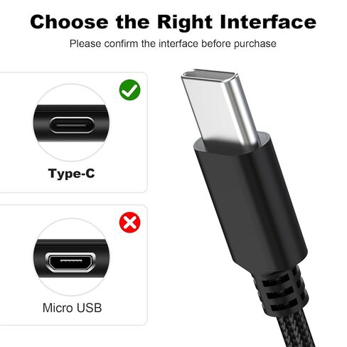 كابل صوت USB C متوافق مع سماعات Sennheiser HD599 SE، HD560S، HD599، HD598، HD550، HD620S، HD400PRO، HD569، HD579، سلك Aux للهواتف الذكية iPhone 15 16 PC، 5FT in Saudi Arabia