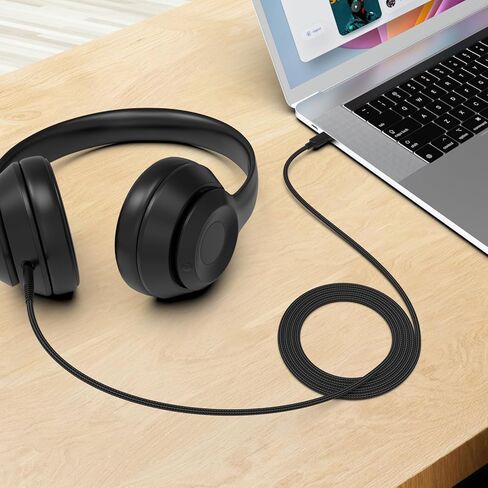 كابل صوت USB C متوافق مع سماعات Sennheiser HD599 SE، HD560S، HD599، HD598، HD550، HD620S، HD400PRO، HD569، HD579، سلك Aux للهواتف الذكية iPhone 15 16 PC، 5FT in Saudi Arabia