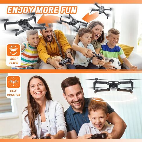 Drone with Camera for Kids Adults, Mini Foldable FPV Drones Remote Control Helicopter, RC Quadcopter with 1080P Live Video Camera, Gestures Selfie, One Key Start,2 Batteries, Toys/Gifts for Boys Girls in Saudi Arabia