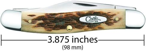 Case XX WR Pocket Knife Medium Stockman, Amber Bone Handle, Stainless Steel Blades, Length Closed: 3 5/8 Inches in Saudi Arabia