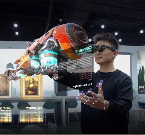 نظارات Air 2 Ultra Smart AR 6DoF Space تحوم بثلاثة مستويات من Electrochromic 52° FOV in Kuwait