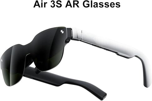 متوافق مع RayNeo Air 3S AR Glasses Micro OLED Screen Display 3D HD Private Cinema Pocket TV للهاتف المحمول وآلة ألعاب الكمبيوتر (قياسي) in Kuwait