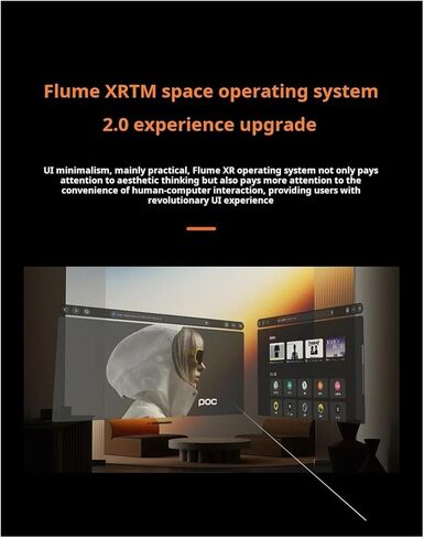 Compatible for Meizu StarV View AR Smart Glasses 188" Giant Screen Micro OLED 120Hz 600° Myopia Private Cinema Gaming for Phone PC Switch PS5 in Saudi Arabia