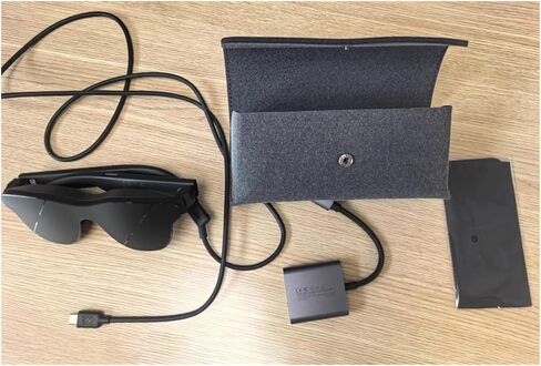 2025 Compatible for RayNeo Air 3S Pro XR Glasses with Type-C Hub Smart 3D Glasses 135-inch 1200nits 1920x1080 Private Cinema 120Hz Refresh Rate(Standard and Myopia) in Saudi Arabia