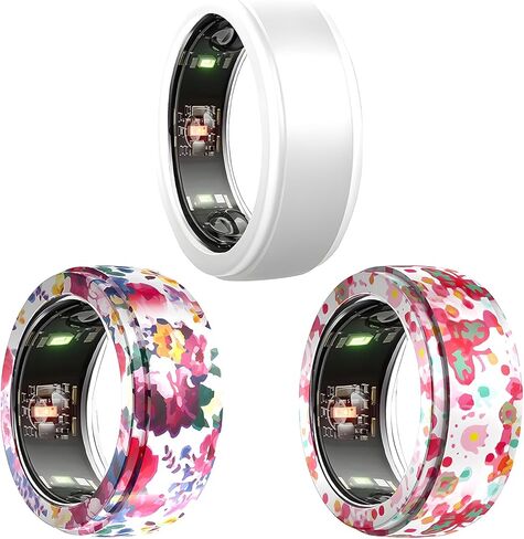 3-Pack Silicone Elastic Ring Cover for Oura Ring Gen 3, S for 6/7/8/9/10 in Saudi Arabia