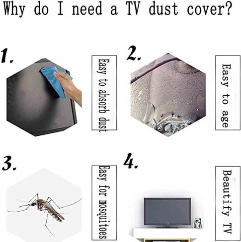 Generic Golden Forest/Sunny Landscape Dust / TV Cover 32/37IN Sunblock TV Cloth/computer Cover Desktop/wall Hanging/curved Screen/cover, Bedroom/Home Decoration(Size:85/86IN,Color:B) in Saudi Arabia