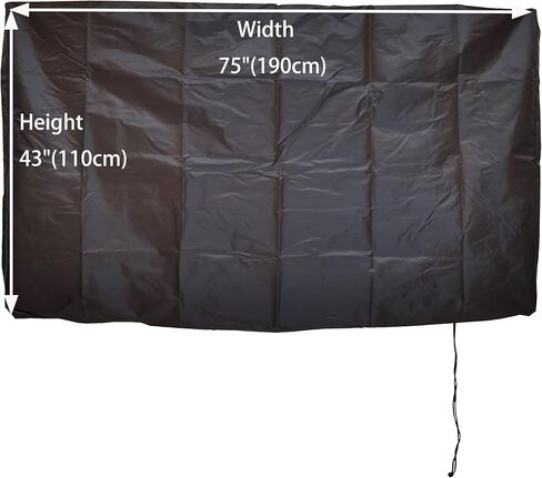TV Dust Cover, 85" Screen Display Protectors, Televison Snowproof Dustproof Jacket for Hanging Wall Mount Half TV 85 Inches LED LCD Ads Panel in Saudi Arabia