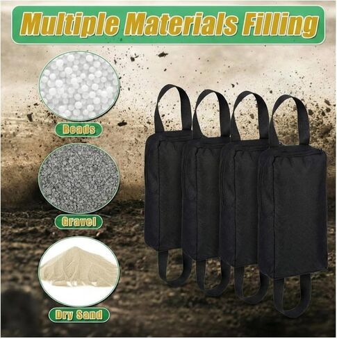 4pcs 900D Oxford Outdoor Shooting Rest Bags Fishing Weighted Sandbag Rest Front & Rear Support SandBag 900 Denier Polyester Durable Construction and for Outdoor, Range, Sight-in, Shooting and Hunting in Kuwait