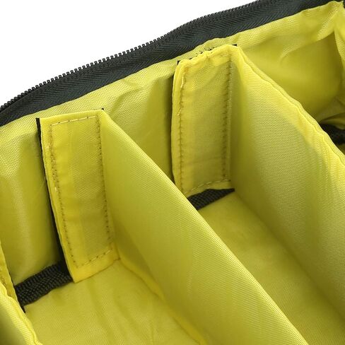 Fishing Reel Gear Storage Bag Organizer Portable Bait Tackle Wallet Zipper Case 4-Layer Green Army in Saudi Arabia