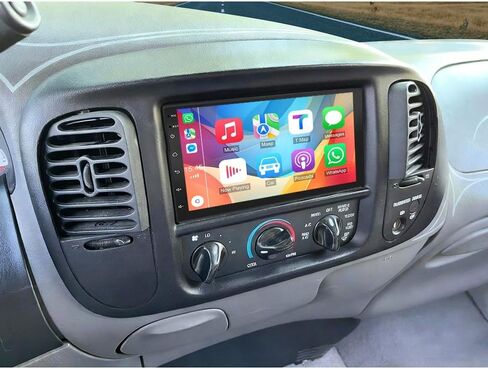 2+64G Car Stereo Radio for Ford F150 1997-2004 Double Din Stereo with Backup Camera Bluetooth Head Unit F-150 Android 14 with Wireless Carplay & Android Auto GPS Bluetooth WiFi FM RDS SWC in Saudi Arabia
