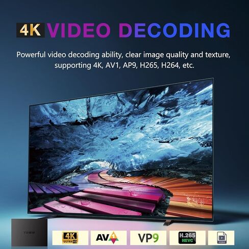 وحدة تحكم ذكية لصندوق Android 11.0 4 جيجابايت 32 جيجابايت صندوق تلفزيون يدعم 4K Dual-WiFi 2.4G/5.0G Android TV Box S905W2 شرائح مع HDR10 BT4.0 USB 2.0/3.0 3D Ethernet Smart Box in Kuwait