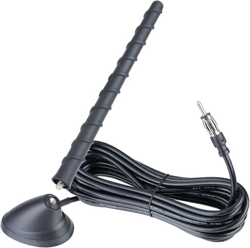Superbat Universal Car Radio Antenna Roof Mount FM AM Stereo Antenna Replacement Aerial for Vehicle Truck SUV Marine Boat Radio Stereo Head Unit Receiver in Saudi Arabia