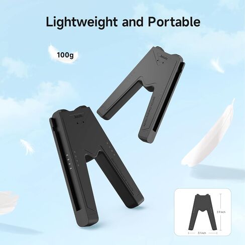 قبضة شحن JINGDU Switch JoyCon متوافقة مع طراز Nintendo Switch القياسي وOLED، العب أثناء الشحن، شاحن وحدة تحكم JoyCon محمول على شكل V مع كابل شحن | قطعتين | أسود in Kuwait