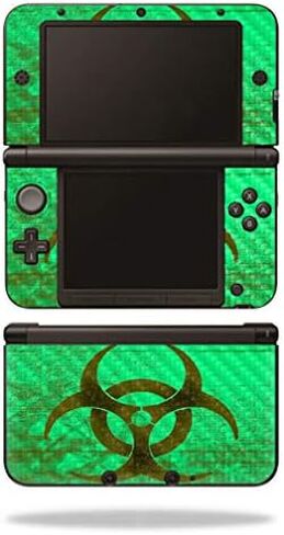 غلاف MightySkins من ألياف الكربون لجهاز Nintendo 3DS XL Original (2012-2014) - تحقق | لمسة نهائية واقية ومتينة من ألياف الكربون | سهل التطبيق والإزالة وتغيير الأنماط | صنع في الولايات المتحدة الأمريكية in Saudi Arabia
