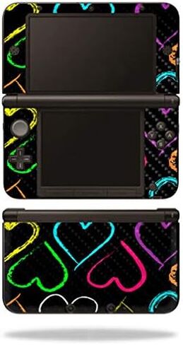 غلاف MightySkins من ألياف الكربون لجهاز Nintendo 3DS XL Original (2012-2014) - تحقق | لمسة نهائية واقية ومتينة من ألياف الكربون | سهل التطبيق والإزالة وتغيير الأنماط | صنع في الولايات المتحدة الأمريكية in Saudi Arabia