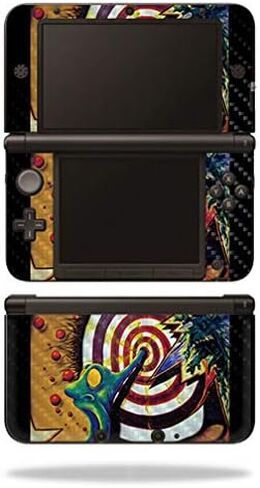 غلاف MightySkins من ألياف الكربون لجهاز Nintendo 3DS XL Original (2012-2014) - تحقق | لمسة نهائية واقية ومتينة من ألياف الكربون | سهل التطبيق والإزالة وتغيير الأنماط | صنع في الولايات المتحدة الأمريكية in Saudi Arabia